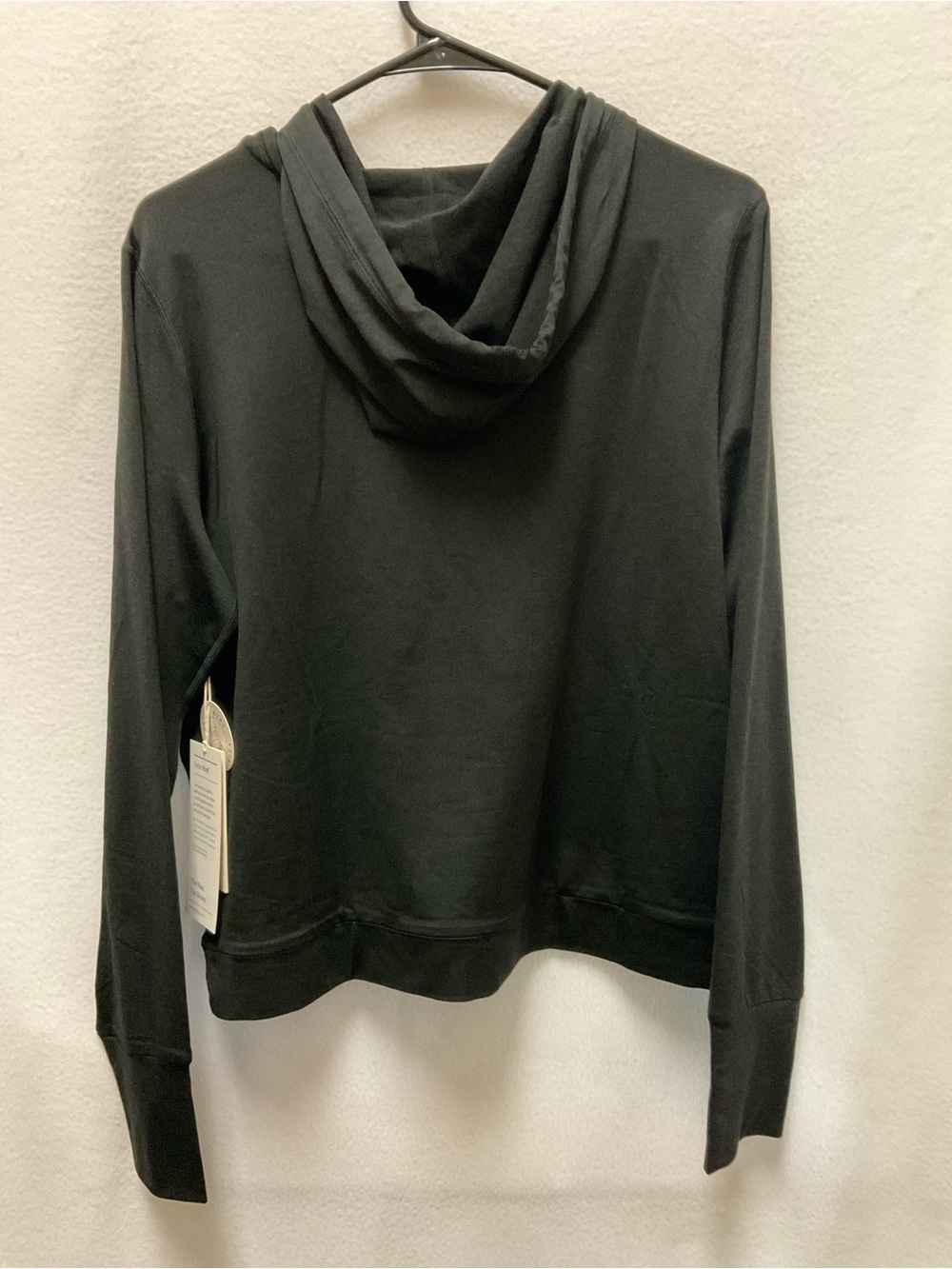 Vuori Black Hooded Pullover with Contrast Drawcords - Picture 2 of 6